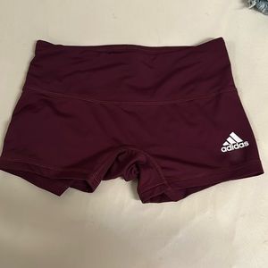 Maroon adidas spandex